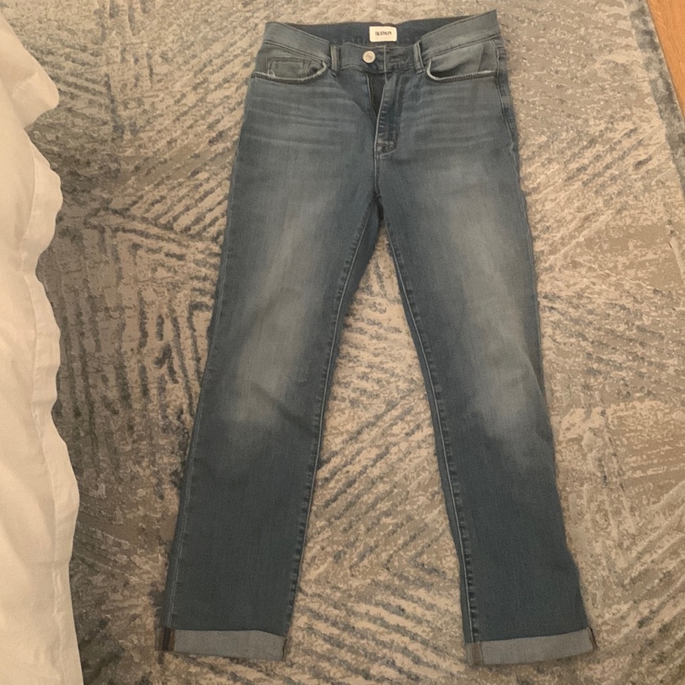 Hudson Jeans straight leg crop fit